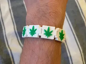 Modular Weed Leaf Bracelet