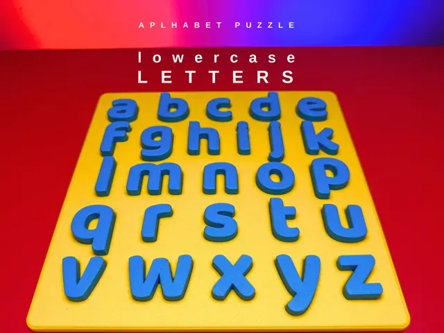 Montessori Lowercase Letter Insert Puzzle — Фото 4 из 4