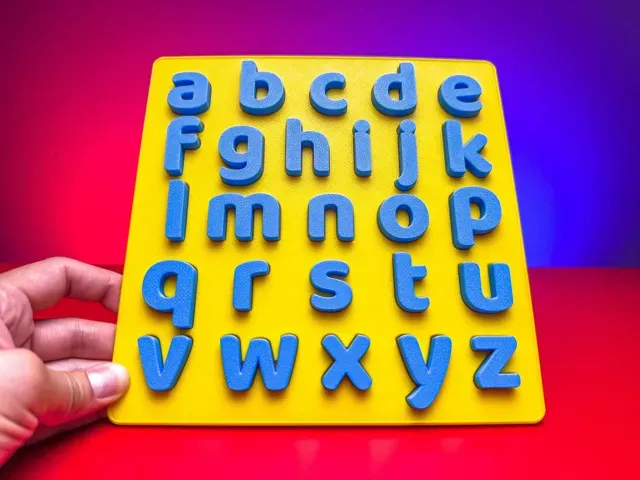 Montessori Lowercase Letter Insert Puzzle — Фото 3 из 4