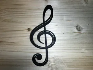 Music Wall Art - #11 Treble Clef