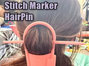 Crochet HairPin/Stitch Marker Hair Pin-No supports