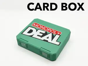 Monopoly Deal Card Box - Compact Travel Case