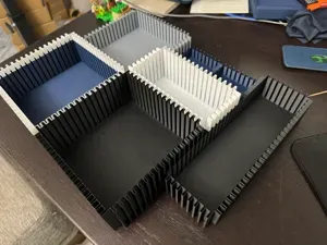 Interlocking Vase Modular Bin - Ikea Alex drawers