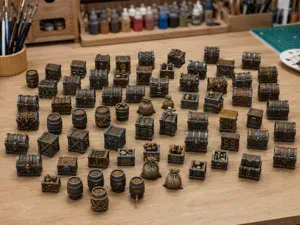 Casse, Bauli e Contenitori – Set da 70 per D&D