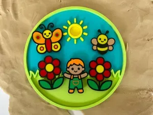 tray thema tuin