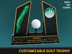 Customisable Golf Trophy – Personalised Award