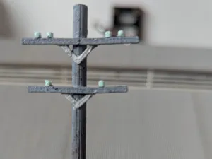 HO Scale Telephone Pole