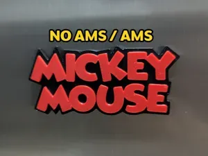 Mickey Mouse Magnet (NO AMS/AMS)