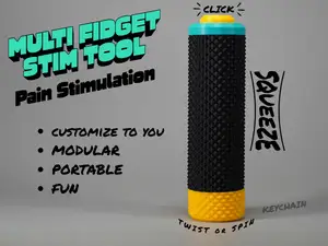 Multi Fidget Stim Tool - Low Intensity Spikes