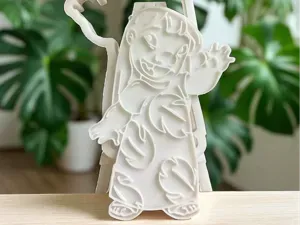 Lilo - cookie cutter + stamp