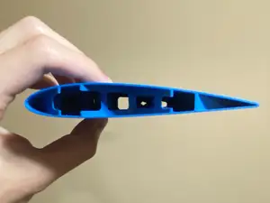 WIng Foil with Internal Ribs