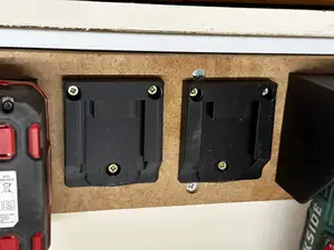 Parkside X20V battery wall mount