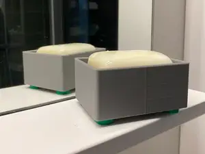 soap dish with drain