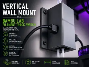 Bambu Filament Track Switch Wall / Table Mount