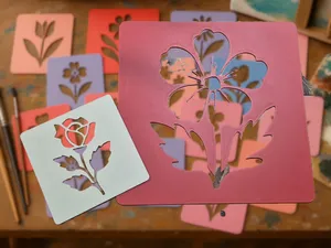 Floral Stencil Pack – 30+ Designs