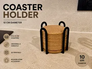 Coaster Holder 10 cm - Home