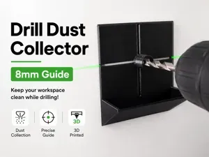 Drill Dust Collector – 8mm Guide