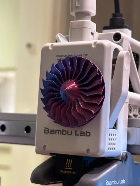 A1/A1 Mini Extruder - Jet Engine Turbine — Фото 2 из 4