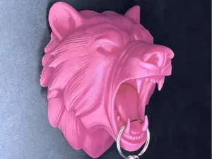 Bear wall mounted decoration key holder organizer
