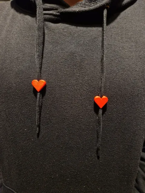 Heart Hoodie Drawstring Bead — Фото 3 из 4