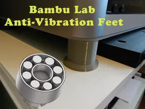 Bambu Lab P1S/X1C Anti-Vibration Feet