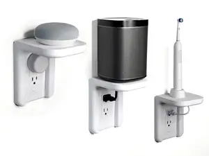 Outlet Shelf Mount: Sonos, Google Home, Toothbrush