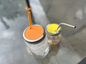 mason jar drink lid