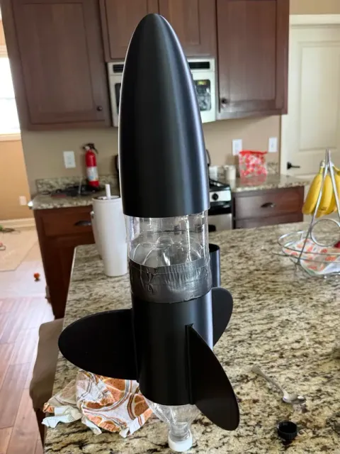 PETG 2L Water Bottle Rocket - Nose Cone and Fins — Фото 2 из 3