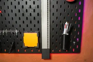 Ruler support for Ikea Skadis