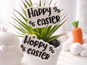 Happy Easter - Geschenkanhänger / Tag / Gift