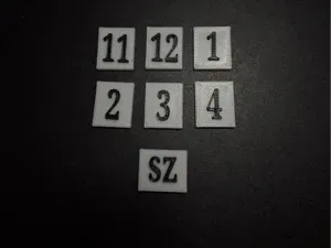 Nummbri - the digits for sundial