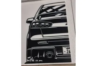 2D Wall Art Mitsubishi Lancer Evolution 10 Evo