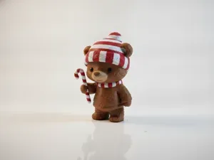 Chibi Polar Bear Figurine Cute 3D Printable