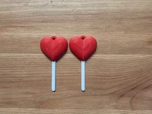 Heart Lollipop Earrings