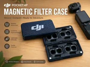 DJI OSMO Pocket 4P magnetic filter case