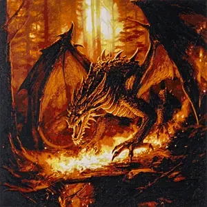 Fire Dragon HueForge - Filament Painting