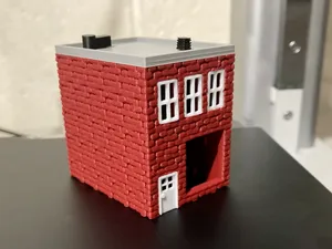 N/HO Scale Town Building/Shop