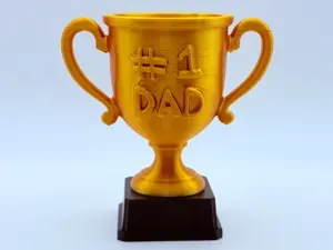 #1 Dad Trophy – Father’s Day 3D Print