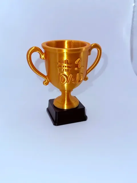 #1 Dad Trophy – Father’s Day 3D Print — Image 5 of 6