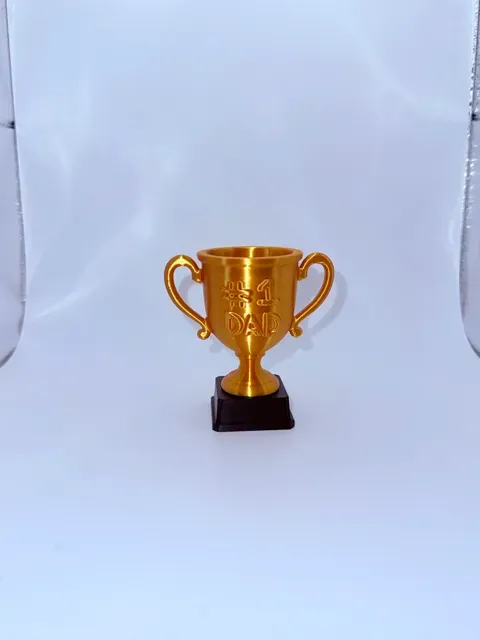 #1 Dad Trophy – Father’s Day 3D Print — Image 4 of 6