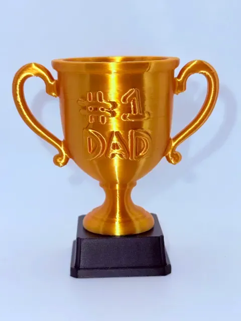 #1 Dad Trophy – Father’s Day 3D Print — Image 2 of 6
