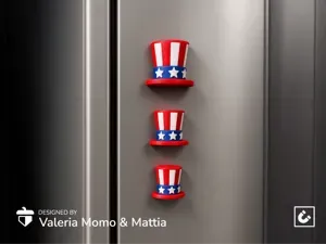 Uncle Sam Hat Magnets – 4th of July Edition