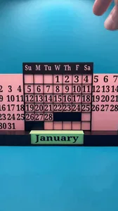 Sliding Perpetual Calendar