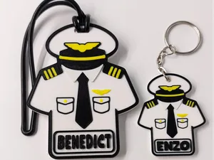 Cute Personalized Pilot Luggage Tag (Bag Tag)