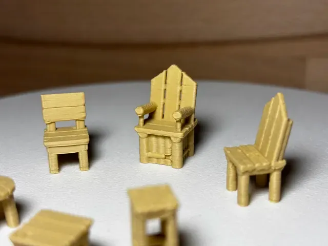 Rustic Chairs Set – Tabletop Seating — Фото 4 из 4