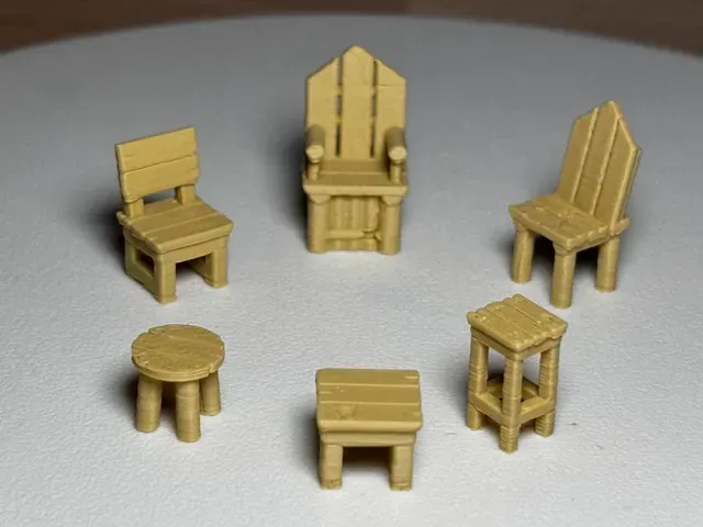 Rustic Chairs Set – Tabletop Seating — Фото 2 из 4