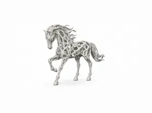 Horse | Parametric Hollow Prancing