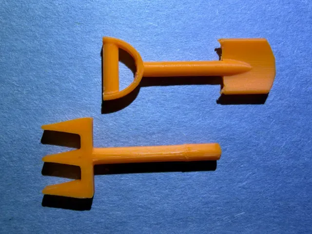 L.E.G.O Shovel and Pitchfork