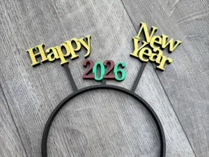 Happy New Year 2026 Headband