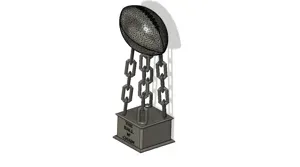 The Ball N' Chain Fantasy Football Trophy